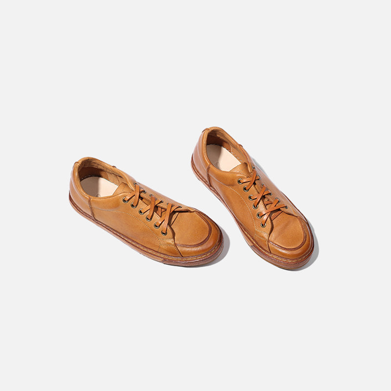 Zapatos Oxford Goodyear con suela plana y cordones estilo retro