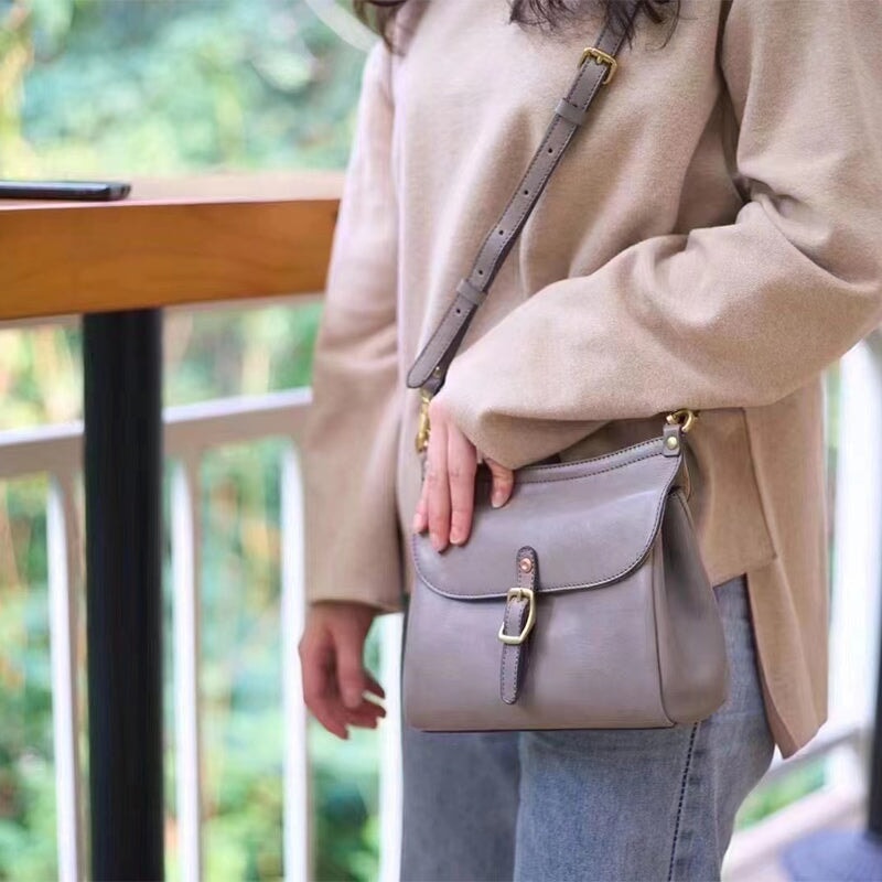 Fashion Crossbody Bag Vegetable Tanned One Shoulder's Bag