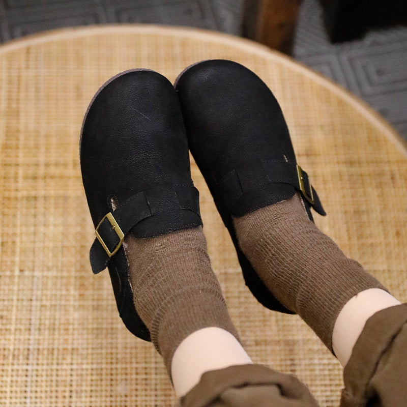 Mori Girl Shoes Loafers For Winter