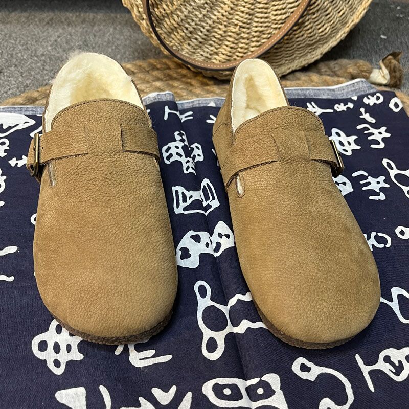 Mori Girl Shoes Loafers For Winter