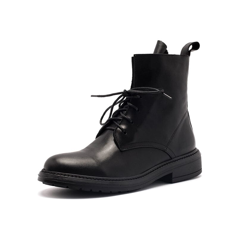 Botas Derby de Marcha con Cordones Auténticas Hechas a Mano en Negro/Café/Marrón/Amarillo