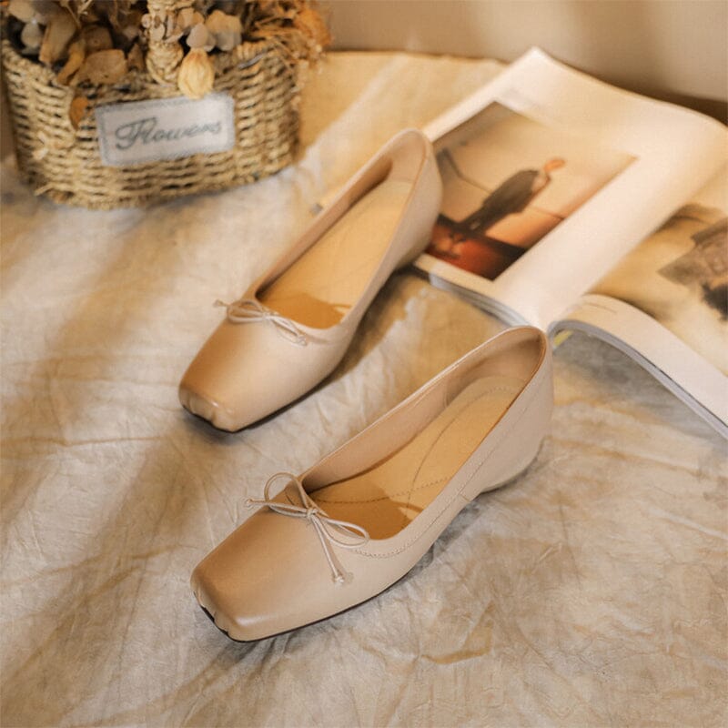 Ballet Flats with Bow