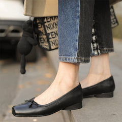 Ballet Flats with Bow