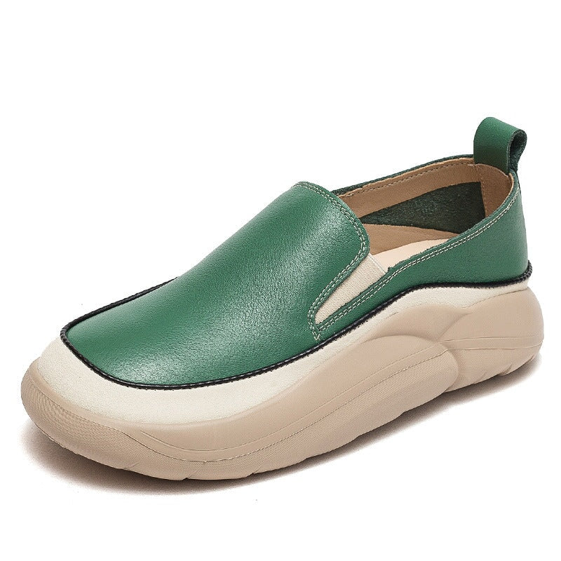 Platform Sneakers Elastic Band Opening