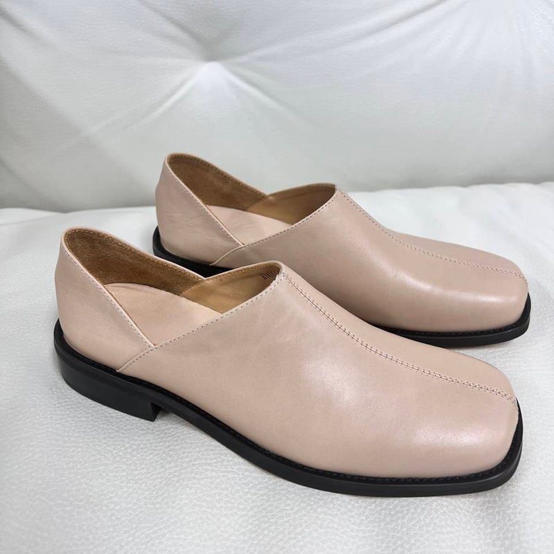 Square Toe Soft Loafers