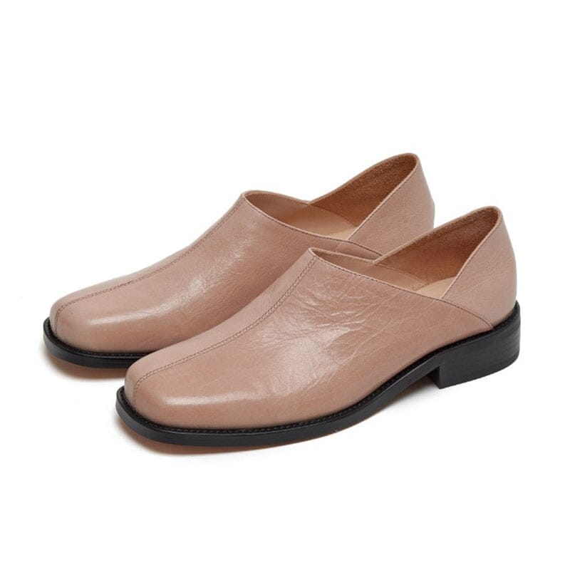 Square Toe Soft Loafers