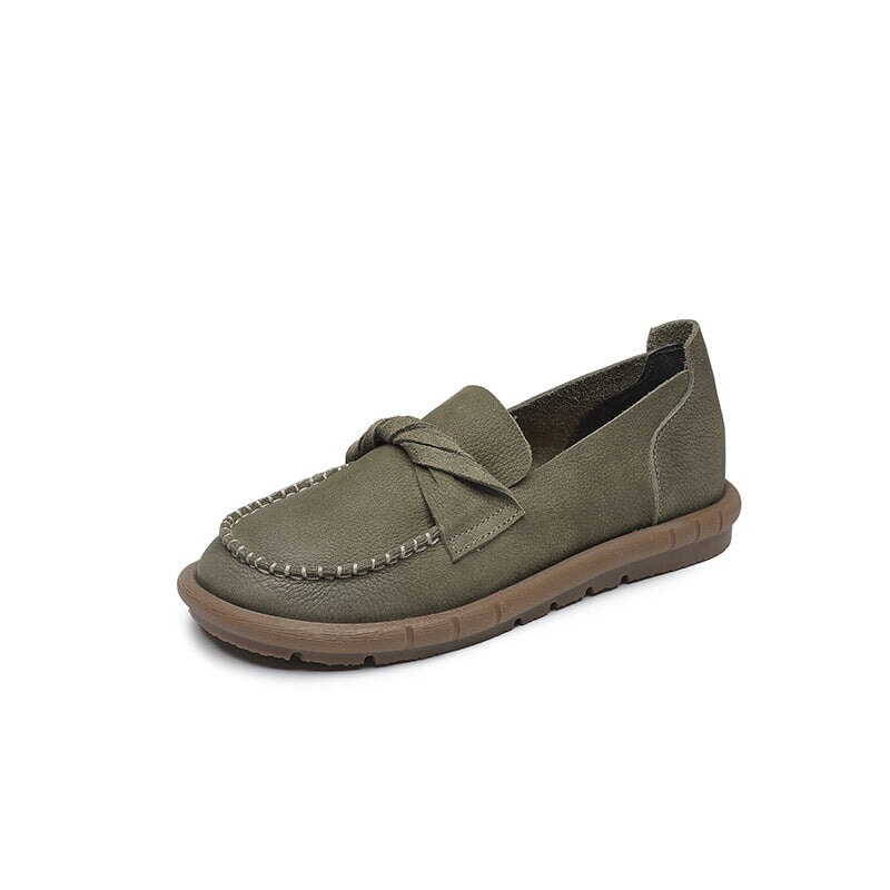 Round Toe Soft Loafers