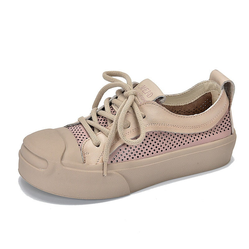 Flatform Low-top Sneakers Travel Perforated