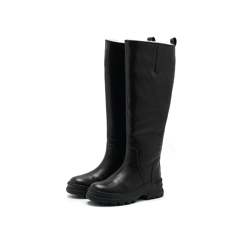 Dwarves Knee High Boots Snow Boots Have Fleece Lined for Cold Winter