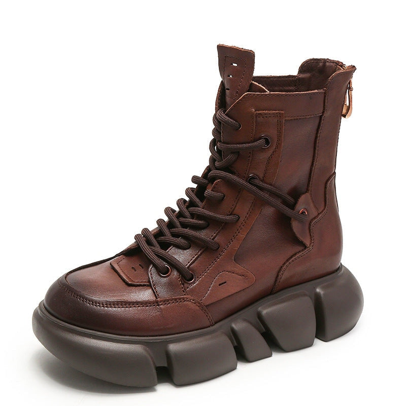 Lace up Martin Boots 40mm Platform Boots