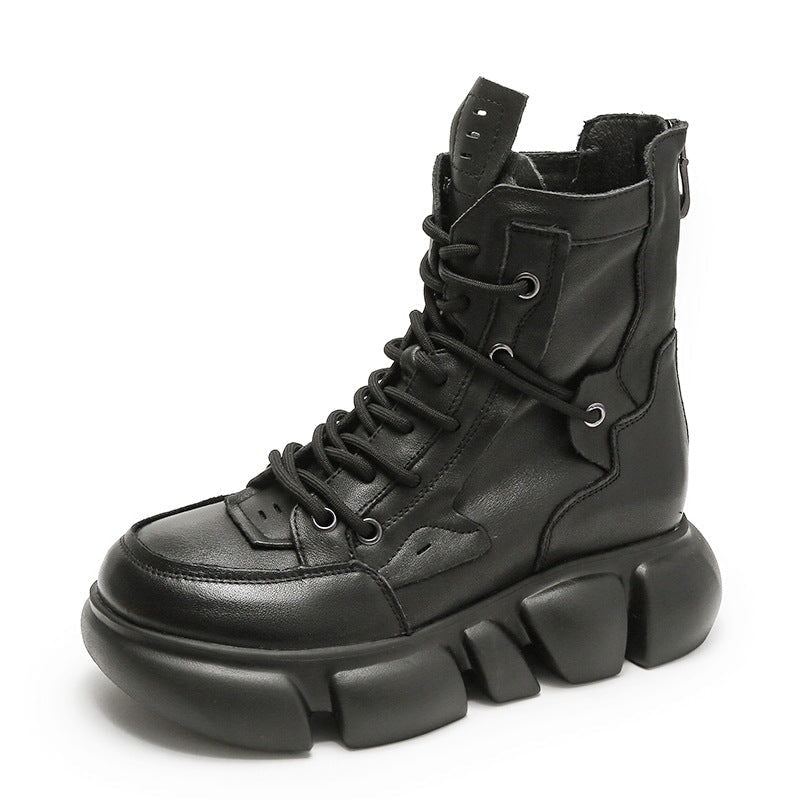 Lace up Martin Boots 40mm Platform Boots