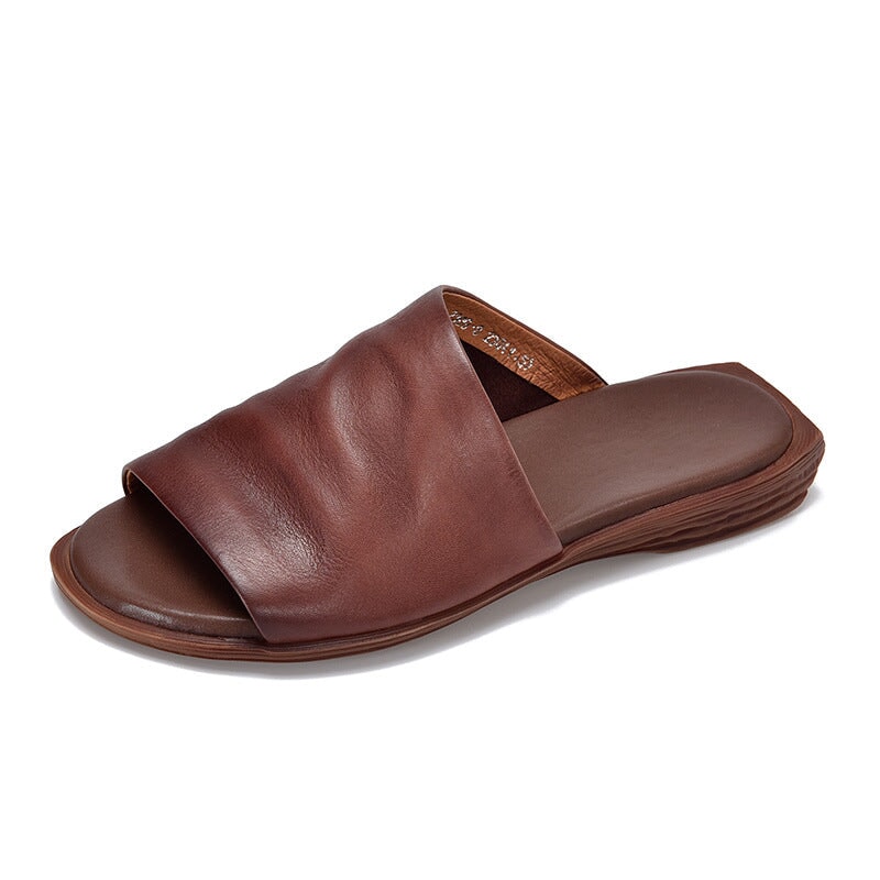 Women's Genuine Slippers Open Toe