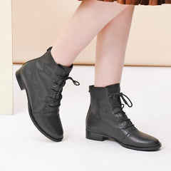 Martin Boots Lace Up Short Boots