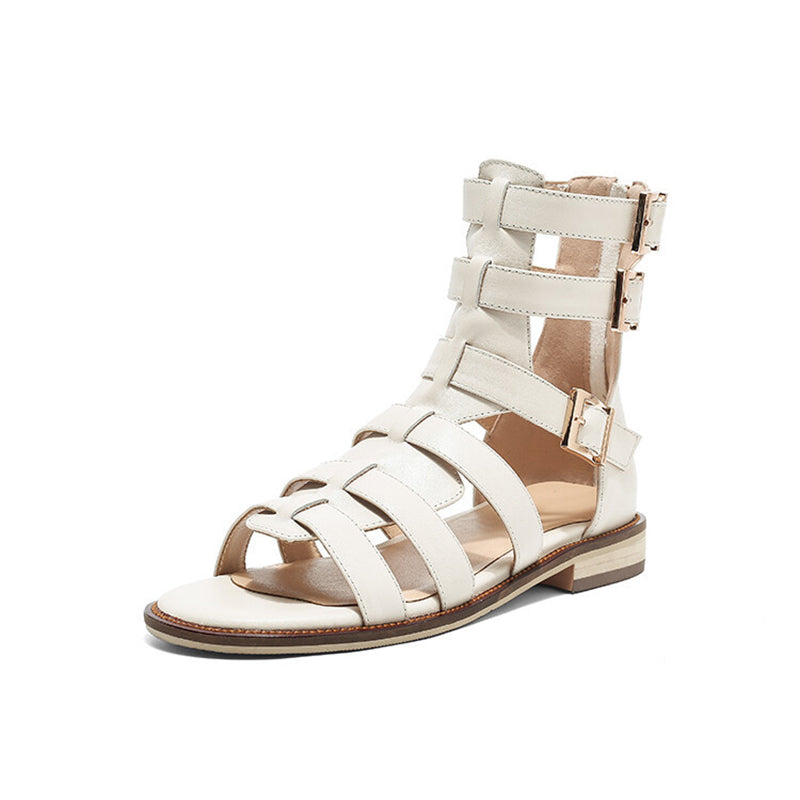 Genuine Gladiator Sandals  Black/Off white