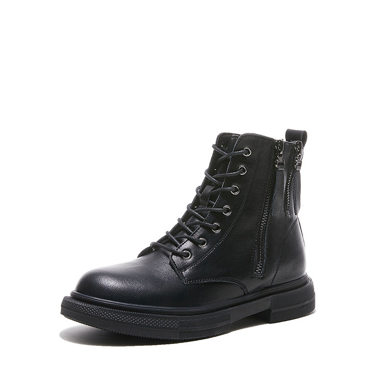 Botas Martin vintage con plataforma y cremallera lateral 