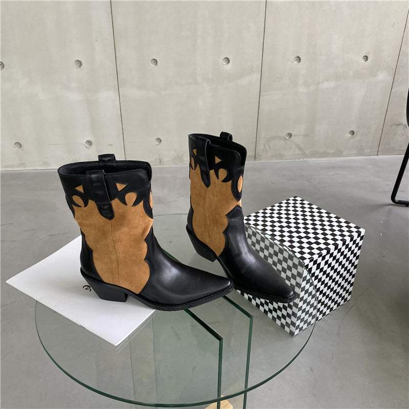 Totem Cowboystiefel mit spitzer Spitze 