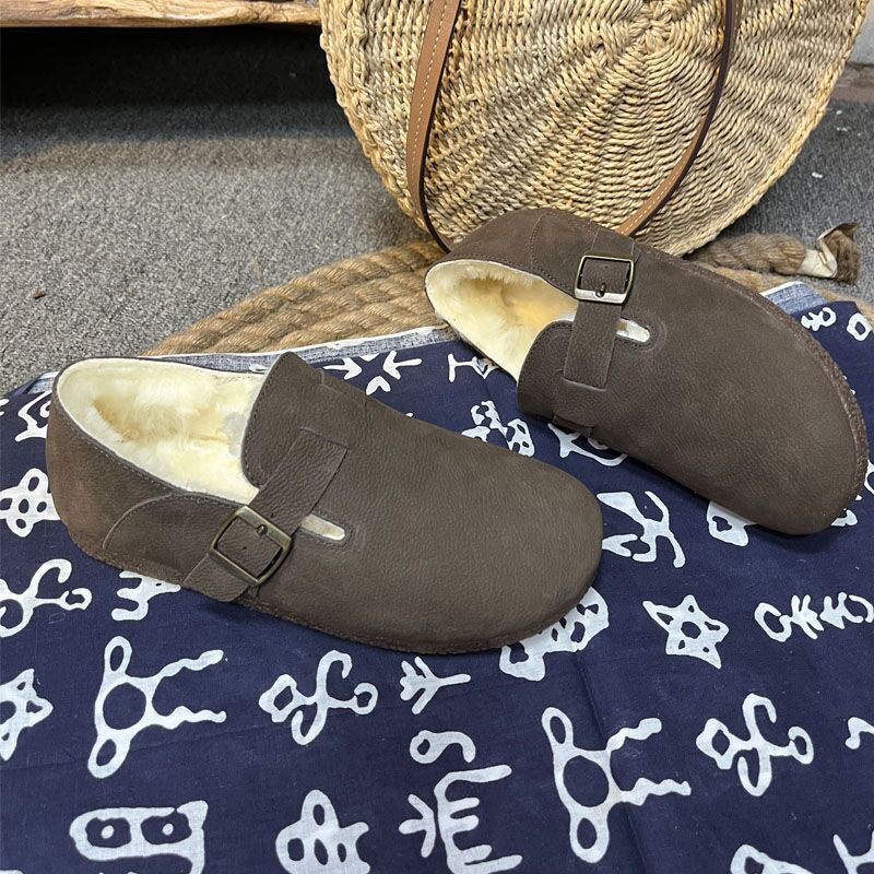 Mori Girl Shoes Loafers For Winter