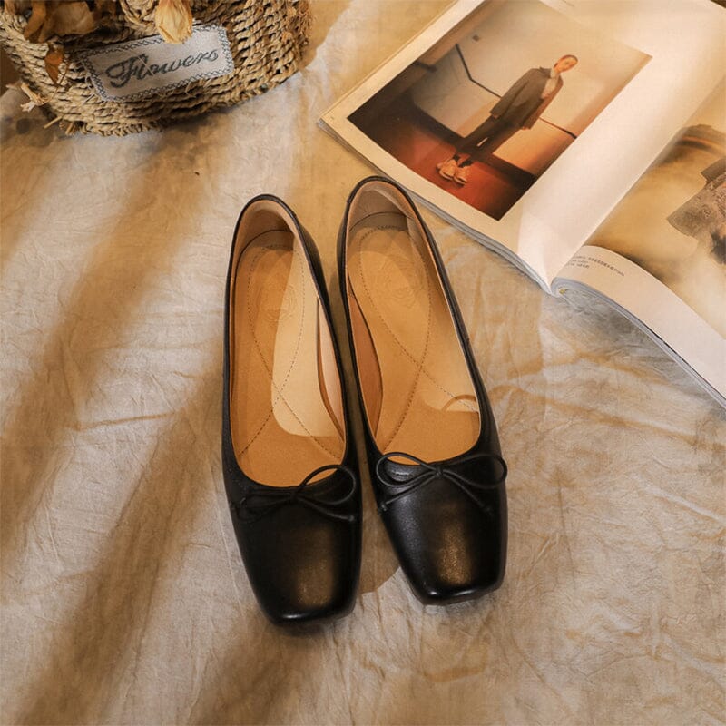 Ballet Flats with Bow