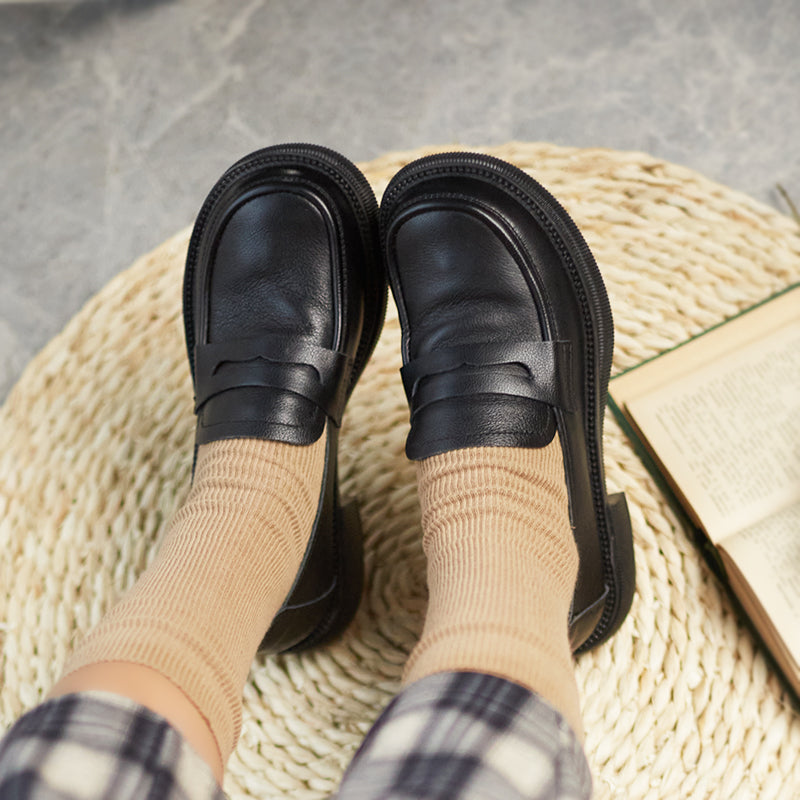 Big Toe Full Grain Penny Loafers