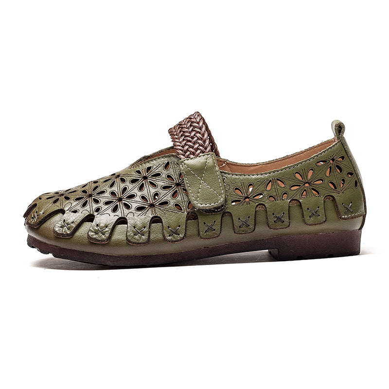 Sandalias casuales, mocasines y planos transpirables de Buckle