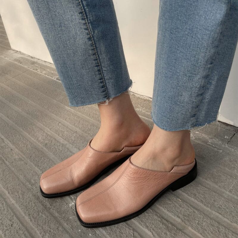 Square Toe Soft Loafers