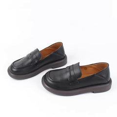 Comfy Genuine Flats Loafers Slip On Walking Flats