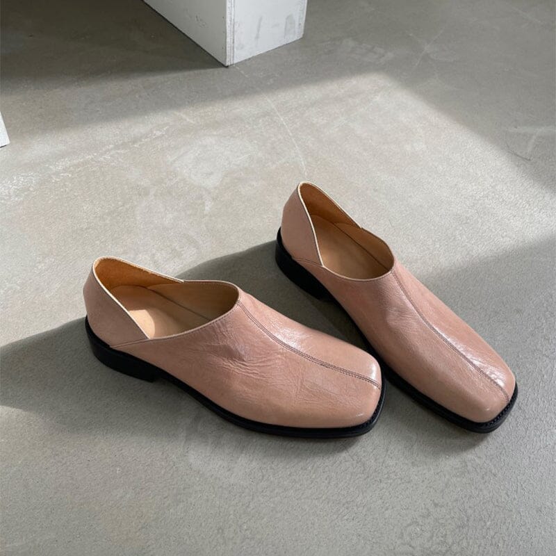 Square Toe Soft Loafers