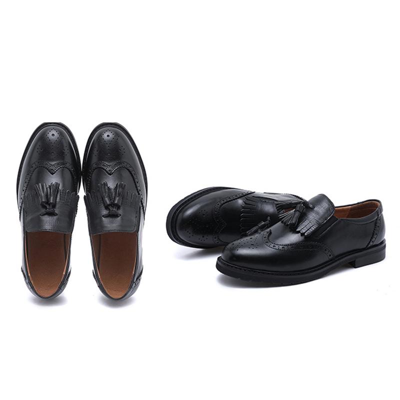 Mocasines brogue encerados