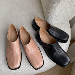 Square Toe Soft Loafers