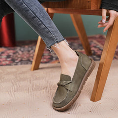 Round Toe Soft Loafers