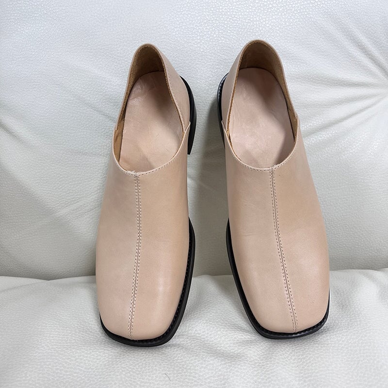 Square Toe Soft Loafers