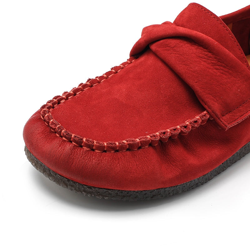 Retro Suede Loafers