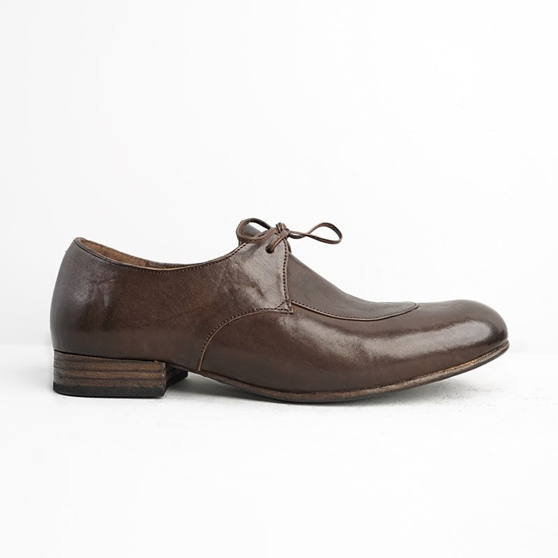 Zapatos Derby Oxford con punta redonda y cordones para caballos