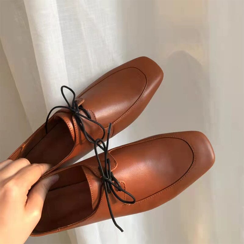 Weiche Oxford-Schnürschuhe aus echtem Leder