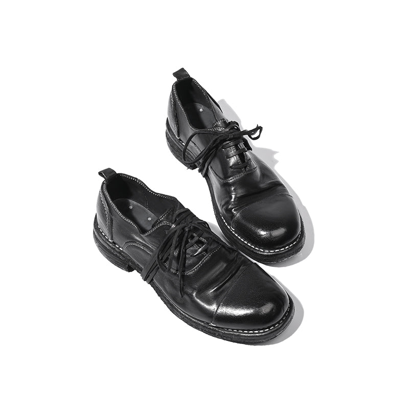 Goodyear Horse Retro Lace Up Block Oxfords Sole