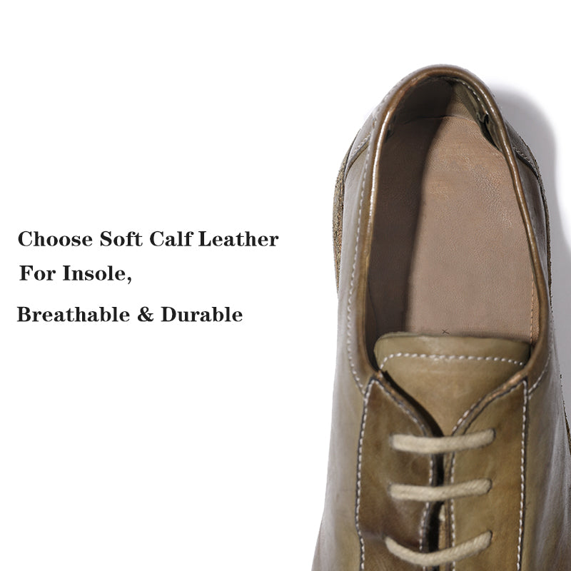 Goodyear Hourse Lace Up Flat Oxfords Sole