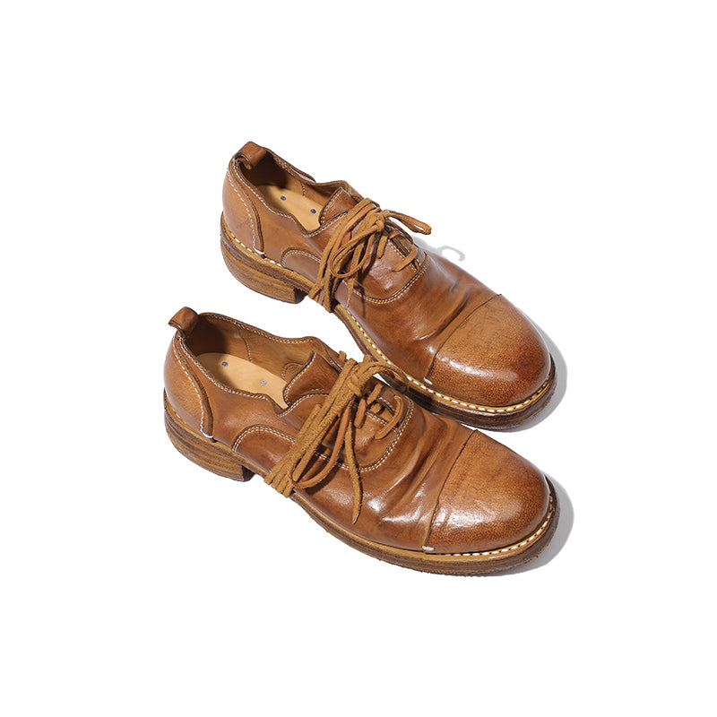 Goodyear Horse Retro Lace Up Block Oxfords Sole