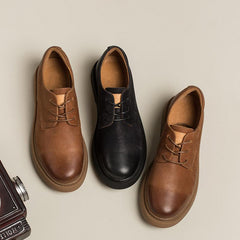 Handmade Full Grain Oxfords & Tie Flats Brown/Black