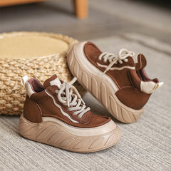 High-top Lace Up 45mm Platform Sneakers