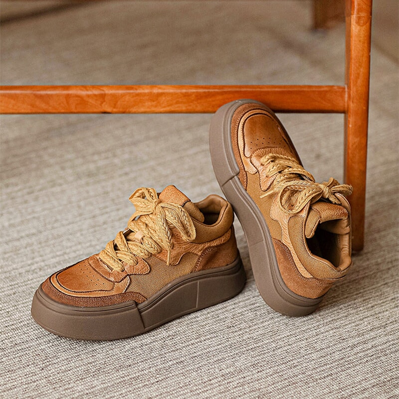 Genuine High-top 35mm Platform Sneakers