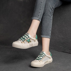 und Mesh Low-Top Sneakers zum Schnüren mit Big Star